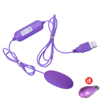 Female ricochet masturbation USB single and double jumping egg powerful masturbation mute stick orgasm adult sex