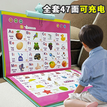 Children Early Teaching Chinese Learning Machine English Audiochart Pinyin Study Theorist Toddler Child Point Reading Machine Voice Book Elementary School Childrens Book Intelligent Toy Point Reading Machine English Baby Early Teaching Machine Robot