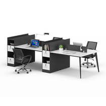 Staff desk simple fashion office staff computer desk 4 people finance desk work desk office table and chair combination