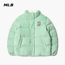 MLB official mens and womens down jacket thick warm corduroy sports short tide autumn and winter New DJC01