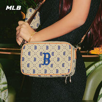 MLB official male and female couple retro - old flower bag with fashion casual bag 23 Spring and summer new CRM01