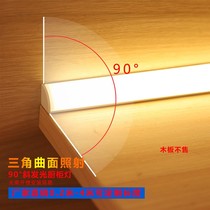 led panel light human body induction light with strip light strip open cabinet wardrobe shoe cabinet lighting light will open the door