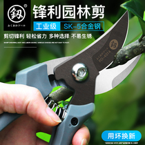 Fukuoka tool 8 inch pruning tree branch shears fruit tree scissors garden scissors gardener cut flower pruning scissors horticultural scissors