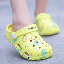 Baby slippers Summer 2-5 years old 7 boys indoor home children hole shoes Children students non-slip girls slippers