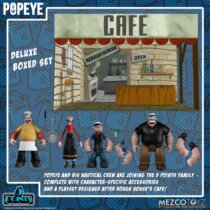 (batbear) MEZCO 5 Points Ant Popeye spinach 5 inch movable figure doll