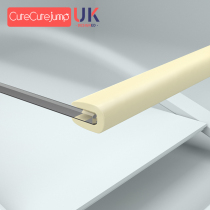 U Type Crash-proof Strips Tempered Glass with edge strips Tea Bag Corner Guard Corner Guard Against Kowtow Table Silicone Protective Sleeves U-Sticker