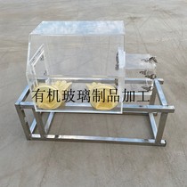 Acrylic glove box inert gas sealed box plexiglass anaerobic vacuum glove box with transition bin
