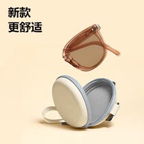 2022 new live burst Anti-UV sunglasses Under Folding Sunglasses Women Outdoor Sunscreen Portable Glasses