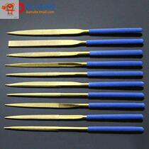 Diamond file Gold file Diamond set Flat head round triangle rubbing knife Assorted small steel file diamond