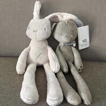 British ins rabbit coax the baby to sleep Rabbit doll Newborn baby can bite the fabric plush comforting towel toy