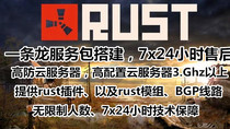 Rust corrosion server steam open service Unlimited number of BGP three-wire high defense