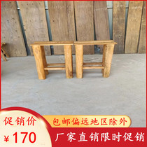 Old elm solid wood table legs table feet bracket Old elm table legs log table legs table feet strong and durable factory direct sales