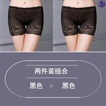Urban sexy beauty (1 2-piece) bottoming female summer defensive lace pants sexy flat safety pants