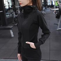 Yoga suit women spring and autumn stretch slim female fitness long sleeve running professional high-end fashion sports coat