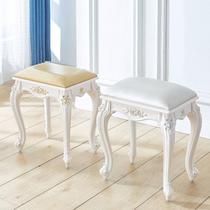 European style American dresser bench soft pack small bench with chair Princess Bedroom Bedroom Nailblazer bench