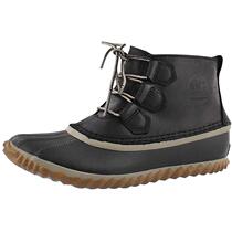 American ice bear Sorel classic short black winter warm non-slip lace-up women's snow boots