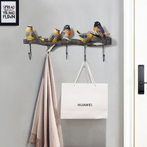 Entrance creative hook bird decoration coat hook entrance key hanger wall decoration fitting room hook