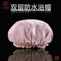 Waterproof shower cap female Bath adult female shower cap children cute headgear shower cap kitchen anti-oil cap