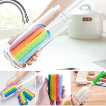 Wash quilt artifact 1 10-pack cleaning cloth cup brush long handle sponge cup brush bottle brush Kitchen wash