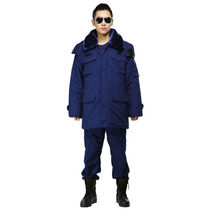 CARE Fire-proof and warm-proof and waterproof cotton coat for training and new flame blue for 165 yards