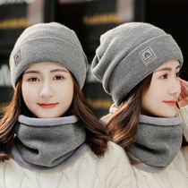 Hat female winter plus velvet warm ear protection wool hat men Korean version of tide Joker winter cycling cold knitted hat