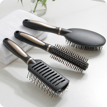Comb multifunctional shape fine tooth dense comb home curly hair comb airbag meridian massage comb inner and outer roll men and women