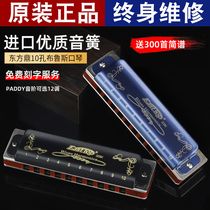 Dongfang Ding T008K ten-Hole Blues Blues 10-hole beginner student adult PADDY scale harmonica