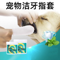 Pet finger set toothbrush cat clean tooth wipes brushing dog index finger cat and dog special toothpaste non-woven Teddy