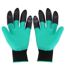 Protective flower gloves Park vegetable planting waterproof and wear-resistant thickened soil breathable vegetable planting flower household claw gloves