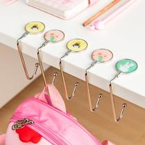 Book Bag Hook desk side elementary and middle school Hook God Instrumental Desk Face Side side detachable and free-to-stick