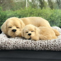 Vehicular bamboo charcoal dog car with formaldehyde new car to taint emulation dog car cute paparazzi pendulum to purify the air