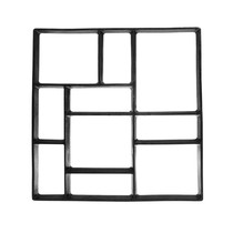 Courtyard paving mold cement floor tile mold DIY manual plastic garden villa European-style rectangular floor
