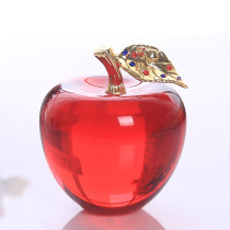 Crystal Apple Pingan Fruit to send girlfriends birthday creative lettering home decorations Valentines Day gifts