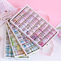 120 Roll Handbook Tape Sticker Antiquarian Characters and Paper Tape Cute Color Printing Beginners