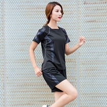 Size Li Ningjing 2021 new badminton suit mens and womens short-sleeved quick-drying sportswear volleyball table tennis training