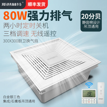  Ultra-thin ventilation fan Integrated ceiling bathroom Kitchen powerful silent exhaust 300x300 Ceiling exhaust fan