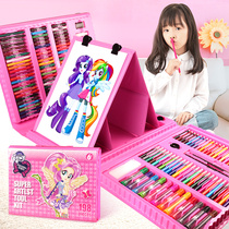 Childrens drawing tool set Watercolor pen Primary school painting art school supplies Brush gift box girl gift
