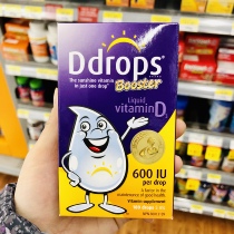  American Ddrops childrens vitamin D3 drops over one year old 600IU baby calcium supplement to promote calcium absorption