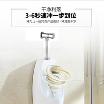 All copper urine pool flush valve handpress toilet bucket flushing valve toilet delay switch valve