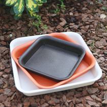 Square resin square tray Flower pot bottom tray Water tray Household flower pot base tray Flower tray Plastic tray