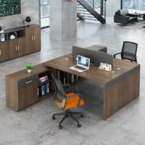 Staff office table and chair combination simple modern finance Table 2 4 6 people partition screen staff card table