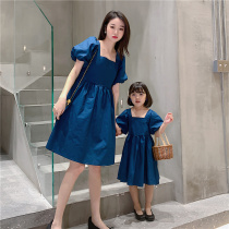 Net red pro dress 2022 new wave Summer Mother woman dress trendy dress Dress Foreign Air Pure Cotton Summer Dress Skirt Easy