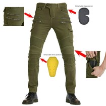 Motorcycle riding pants mens and womens wind-proof warm winter jeans anti-drop off-road summer Four Seasons casual motorcycle pants