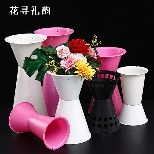 Цветочный клык Li Yun Flower Inner Bulin 99 Розовая новичка цветочная модель фиксированная земля Цветочная магазин