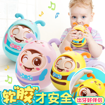 Childrens puzzle blink bee tumbler toy newborn baby hand bell 0-6 months 1 year old baby
