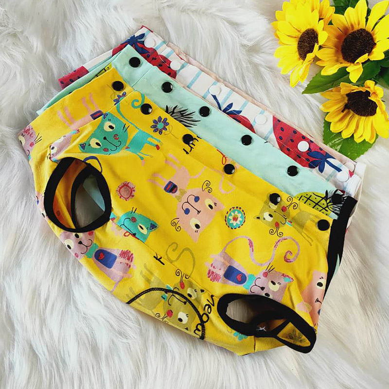 Gong dog bitch bag belly cotton cotton sleeveless four -legged clothing puppy teddy Berry bear summer thin pet clothing