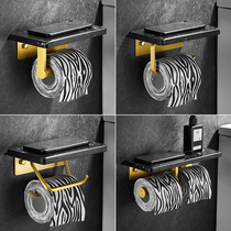 Toilet tissue box bathroom paper tray creative non-perforated wall hanging roll paper holder toilet rack