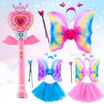  Little magic fairy childrens toy Princess butterfly wings Childrens magic wand Color Bara Bara little fairy set