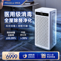 Shules air purifier Home Formaldehyde Bedroom Germicidal Negative Ion New House Disinfection Second-hand Smoke Purifying Machine