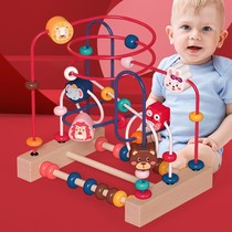Baby boys puzzle toy wrap around Pearl Zhuo Girl girl 0-1-2-3 years old to teach baby Christmas birthday present